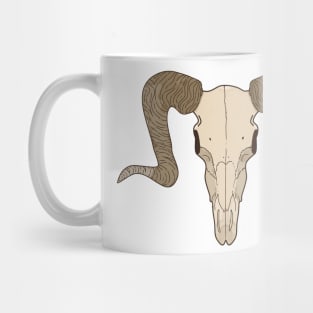 ram skull Mug